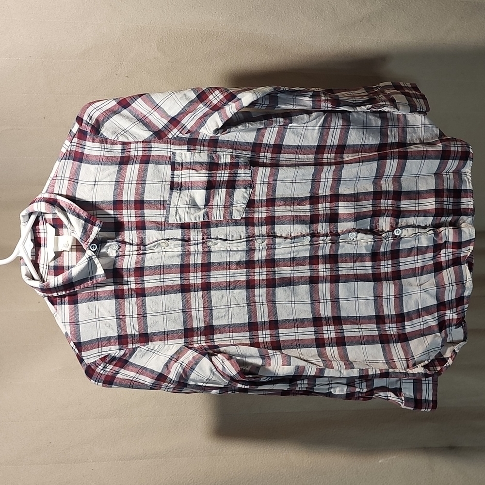 3/$10 H&M Button Down Flannel Shirt Women's 4 Small